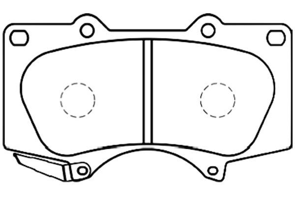 KAVO PARTS Комплект тормозных колодок, дисковый тормоз BP-9084